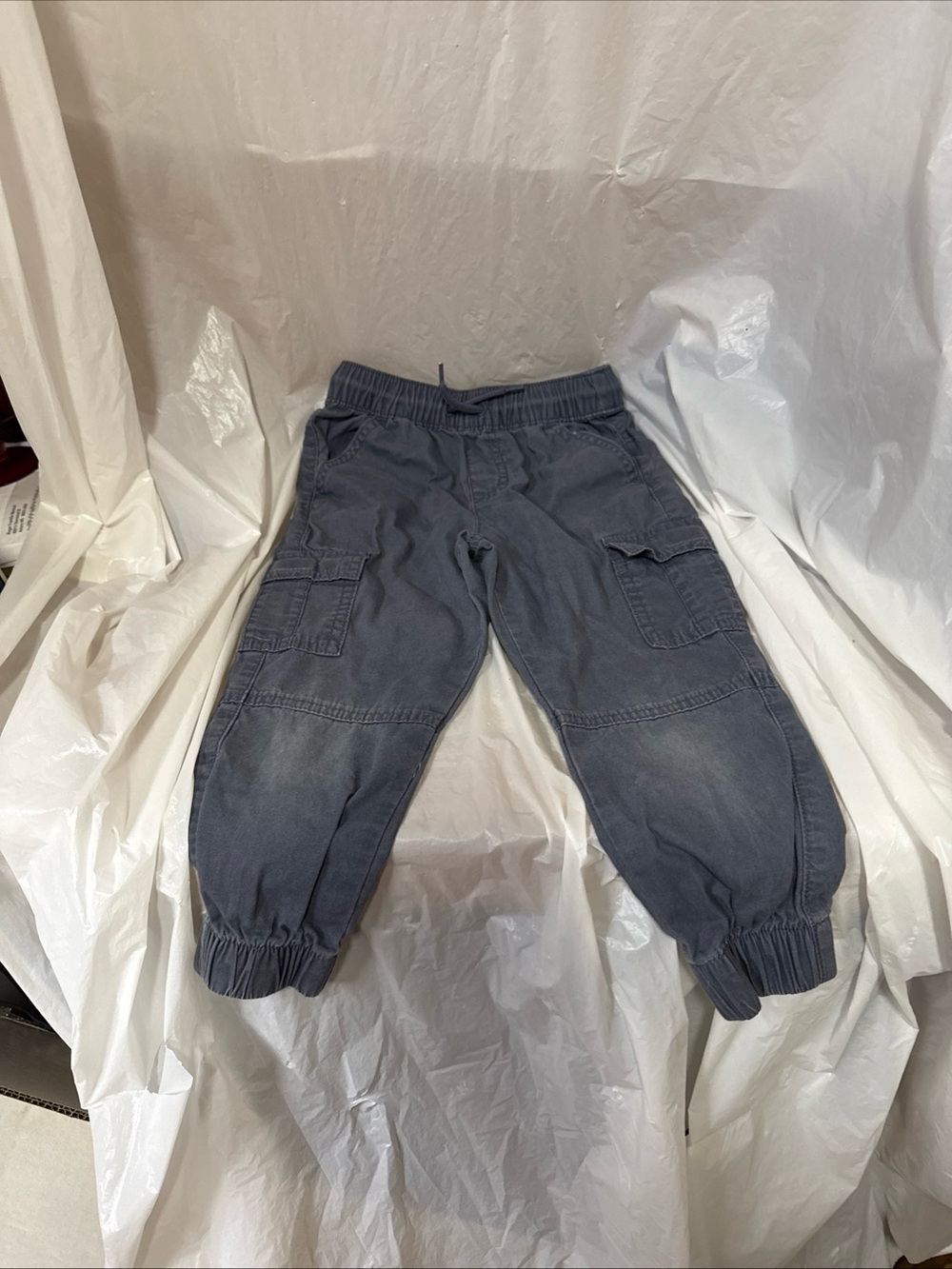 wonder nation Charcoal Elastic Waist Cargo Pants size 4T